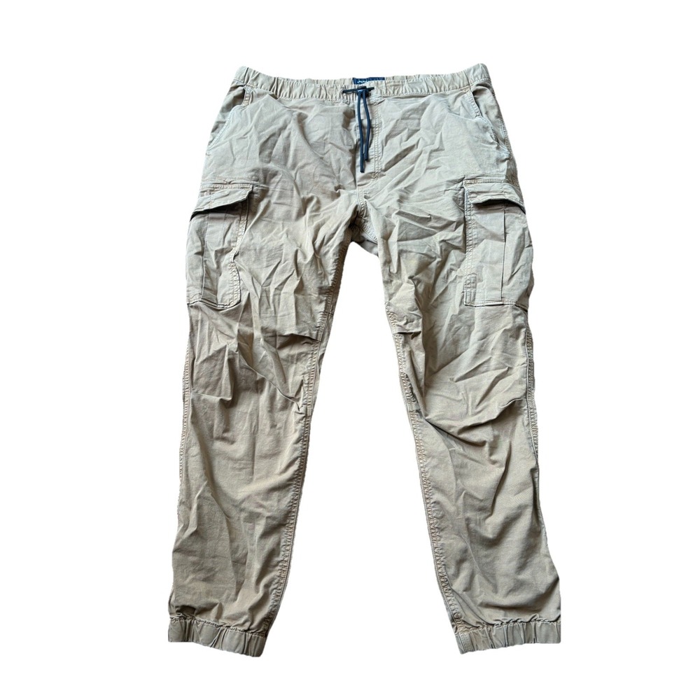 American Eagle Flex Jogger Sweatpants Mens Size Large Activewea Brown Casual AEO